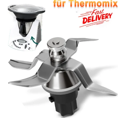 MARKENLOS TM31 Messer Kompatibel mit Vorwerk Thermomix TM31 Küchenmaschine aus Edelstahl