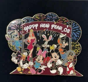 Disney Shopping Silvester Parade STITCH JESSICA Mickey Minnie Pin selten JUMBO - Bild 1 von 4