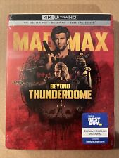 BRAND NEW MAD MAX Beyond Thunderdome STEELBOOK 4K Ultra HD, Blu-ray Digital copy