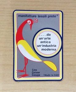 ETICHETTE DA COLLEZIONE - MANIFATTURA TESSILE PRETE - LABELS FROM COLLECTION - Picture 1 of 1