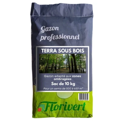Graine de gazon Terra Sous Bois 10 kg pour esthétique et forte densité - - Photo 1/3