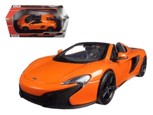 McLaren 650S Spider Orange 1/24 Diecast Model Car by Motormax - Picture 1 of 1