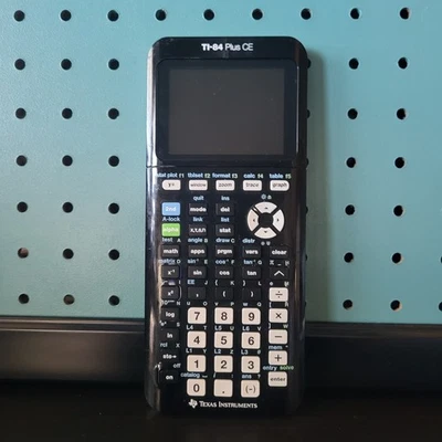 Texas Instruments TI-84 Plus CE Color Graphing Calculator W/Cover Black - Image 1 of 4