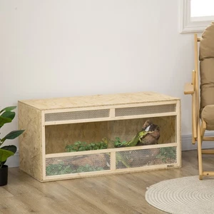 PawHut Reptile Terrarium, Climbing Pet Container w/ Transparent Sliding Doors - Picture 1 of 11