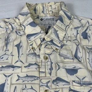 CAMISA COLOMBIA PARA HOMBRE GRANDE PECES DE AGUA SALADA AOP PESCA PEZ VELA MAHI MAHI SÁBALO - Imagen 1 de 7