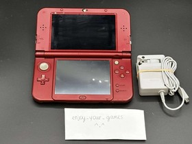 Nintendo New 3DS XL LL Red | English | Charger | USA Seller - SHIP IN 1-DAY
