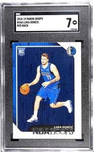 2018 Panini Hoops #268 Luka Doncic Rookie RED BACK SSP SGC 7 - Foto 1 di 2