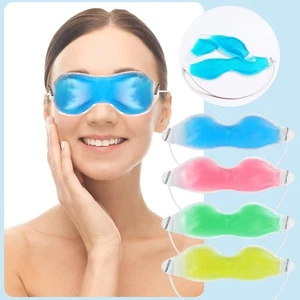 Ice-Gel Eye Mask Summer Essential Sleeping Eye Masks Relieve Eye Fatigue Cool☆ - Bild 1 von 14