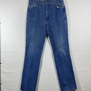 Wrangler 936PWD Jeans Mens 38x36 Blue Denim Medium Wash EUC - Picture 1 of 9