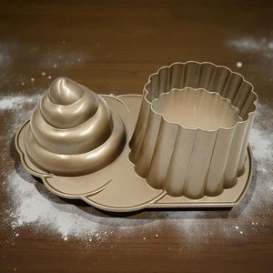 Nordic Ware Riesen Cupcake Form 10 Tassen Aluminium Antihaft 2 Stück Form Backen Kuchen - Bild 1 von 9