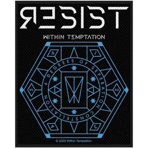 WITHIN TEMPTATION Patch: RESIST HEXAGON: logo symbol Official Merch fan gift £pb - Imagen 1 de 13