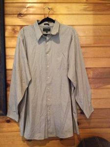 Alexander Julian Colours Shirt Men’s Khaki Tan Button Up Long Sleeve 3XL Tall - Picture 1 of 8