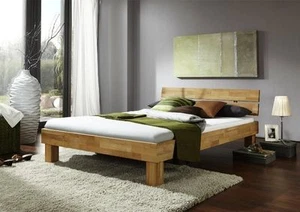Futonbett Bett Kernbuche Massiv geölt Breite 90x200cm Schlafzimer - Bild 1 von 1