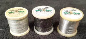 Maderia Glamour Metallic Stickgarn 200M SET 3 Farben Silber Multi - Bild 1 von 5