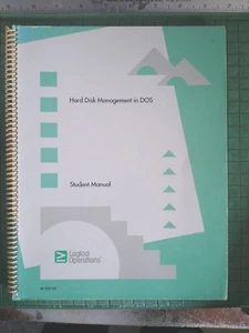 Festplattenverwaltung in DOS, Studentenhandbuch logische Operationen 1991 - Bild 1 von 13