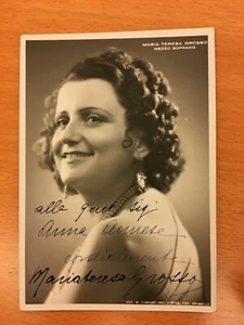 Maria Theresia Grosso Autogrammfoto - Bild 1 von 1