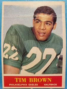 1964 PHILADELPHIA FOOTBALL #129 TIM BROWN - Picture 1 of 2