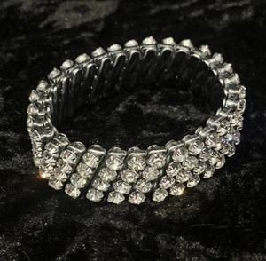 MCM Vintage Glam Armband vierreihig Strass erweiterbar - Bild 1 von 4