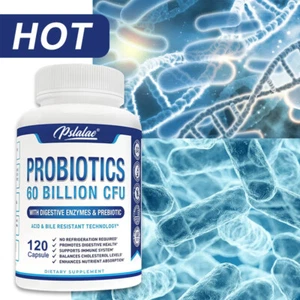 Probiotics 60 Billion CFU Capsules - Promote Digestive Health, Immune Support - Bild 1 von 11