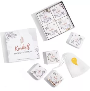 Bombas de vapor de ducha Kurkett aromaterapia (paquete de 8 tabletas) - Imagen 1 de 7