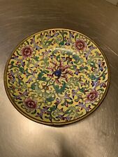Porcelain and Brass Bowl Expressly for Lord & Taylor Hand Painted in Hong Kong