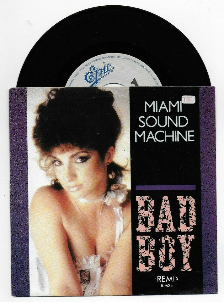 MIAMI SOUND MACHINE GLORIA ESTEFAN BAD BOY SINGLE FROM NETHERLANDS  - Image 1 of 1