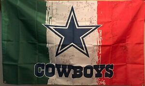 Dallas Cowboys Football Team Logo Mexican Style Flag 3x5ft America's Team Mexico