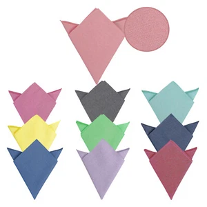 James Alexander Designer Plain Chambray Cotton Pocket Square Handkerchief Hanky - Picture 1 of 11