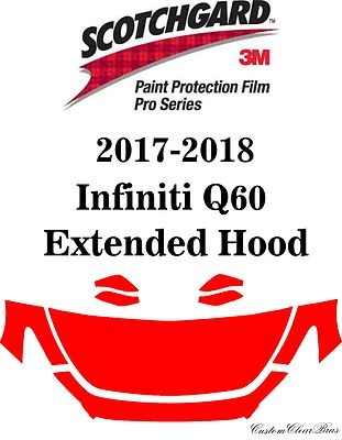 Película de protección de pintura 3M Scotchgard serie Pro para Infiniti Q60 2019 2020 2021 Foto 1 de 3