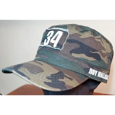 Wounded Warrior Project ROY HALLADAY 34 Hat Camo Military Cadet Cap Phillies MLB - Image 1 of 4