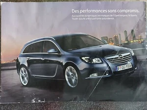 OPEL INSIGNIA, poster + cartes CATALOGUE, BROCHURE, PROSPEKT, 09/2008 french 9p - Bild 1 von 5