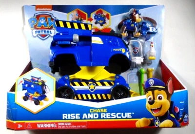 Vehículo transformador Nickelodeon Paw Patrol persecución ascenso y rescate Foto 1 de 4