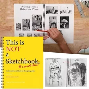 This is Not a Sketchbook,It's an Art Class,How To Draw Book, Buch zeichnen neu - Bild 1 von 10