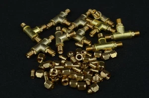 Tubo 10XTee 1/4" x40tpi incluyendo conos y tuercas de unión 3,5MM (TP-3) - Imagen 1 de 6