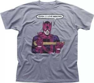 HAWKEYE Avengers assemble GOSH I love arrows funny white cotton t-shirt 9972 - Picture 1 of 2