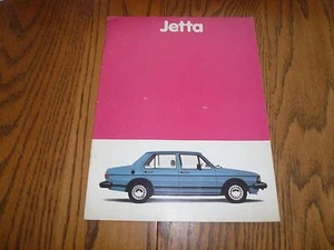 1981 VW  Volkswagen Jetta Sales Brochure - Picture 1 of 7