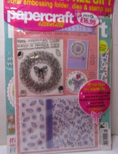 Papercraft Essentials Magazine Issue 146 New In Open Pkg With Stamps, Dies - Picture 1 of 4
