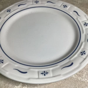 1 - Longaberger blau gewebt Traditionen 9" Mittagessen Teller - USA - Bild 1 von 2