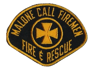 Malone Call Firemen Fire Rescue (Franklin County) New York NY Patch *Clothback* - Bild 1 von 1