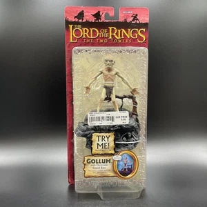 Figura de acción 2004 El Señor de los Anillos Gollum Las Dos Torres Toy Biz NUEVO - Imagen 1 de 19