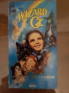 WIZARD OF OZ VHS 50th ANNIVERSARY w BOOKLET - Picture 1 of 5