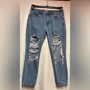 Jeans donna Forever 21 blu invecchiato. Taglia 27 - Foto 1 di 3