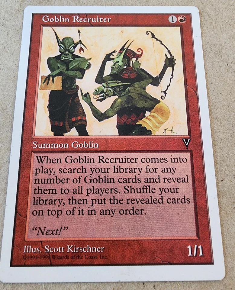 Goblin Recruiter - Anthologies Regular - Mtg - Image 1 of 1