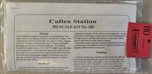 NEW American Model Builders HO Scale Virginian Railway Cullen Station Kit 180 - Picture 1 of 4
