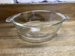 Vintage Anchor Hocking Fire King Oven 7” X 3.5 Bowl Made In USA W/Handles - Picture 1 of 4