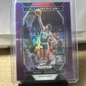 2024 Panini Prizm Draft Picks - Magic Johnson #23 Purple Prizm /75 - Bild 1 von 3