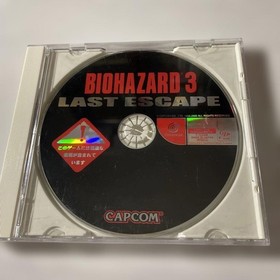 Capcom Biohazard 3 Last Escape Dreamcast horror action game used