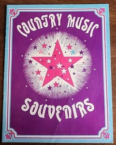 Country Music Souvenir Program Water Mark Autographed Hank Thompson - Picture 1 of 13