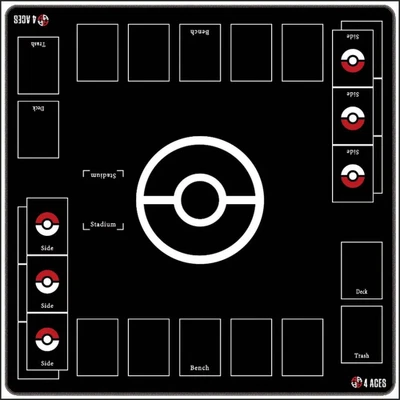 Trading Card Spielmatte Gamingmat Playmat Pokemon Unterlage Game Mat - Bild 1 von 4