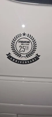 Mazda Bongo Celebrating 25th Anniversary Badge Vinyl Decal Sticker 4WD Friendee - Image 1 of 2
